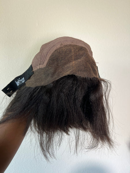 Deep Layered 90's Inspired Bob Frontal Wig - 8"
