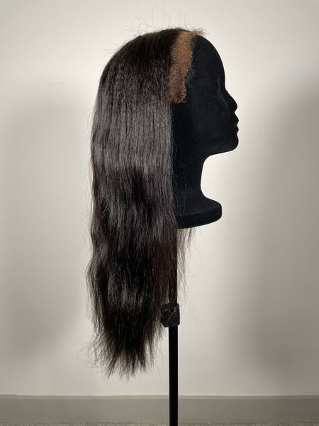 Kinky Straight Frontal Wig - 16"