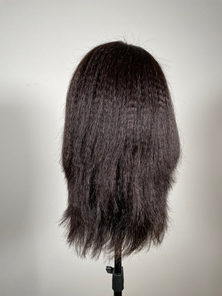 Deep Layered 90's Inspired Bob Frontal Wig - 8"