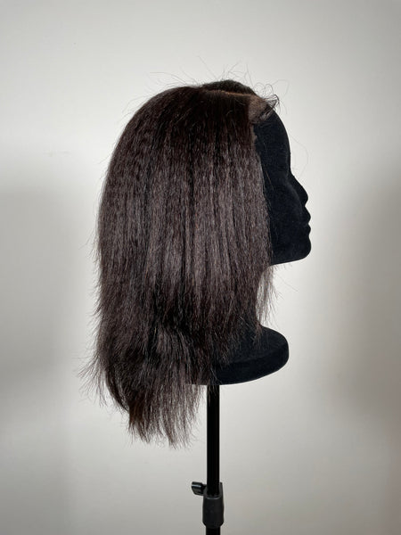 Deep Layered 90's Inspired Bob Frontal Wig - 8"