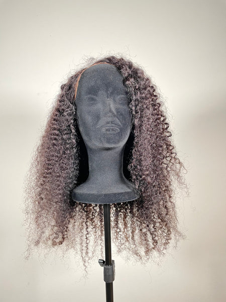 Kinky Curly Light Layered Curls Frontal Wig - 20"