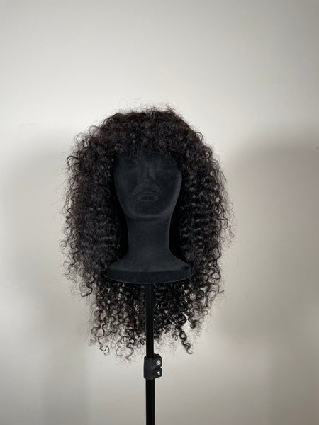 Curly Bang Frontal Wig - 22"
